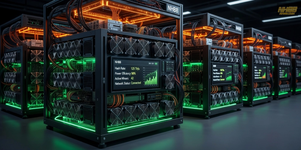 Hướng dẫn chi tiết sử dụng máy đào ASIC trên NH88 để tăng hiệu suất.