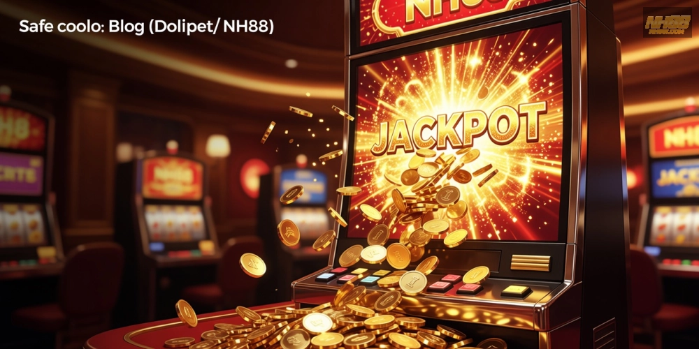 Khái niệm nổ hũ nh88 được minh họa sinh động qua hình ảnh jackpot hấp dẫn