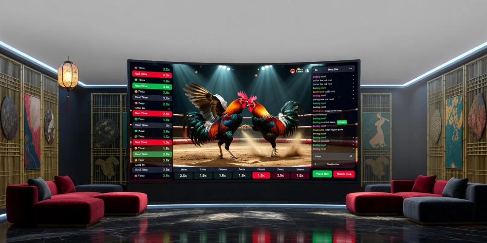 Hình minh họa khái niệm trực tiếp đá gà casino nh88 với giao diện streaming hiện đại